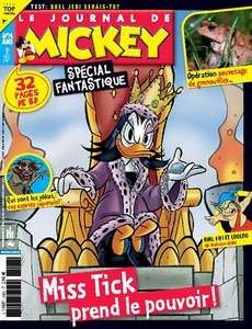 Sélection d'abonnements aux magazines Disney en promotion - Ex : Le journal de Mickey (52 numéros - Abonnement d'un an)