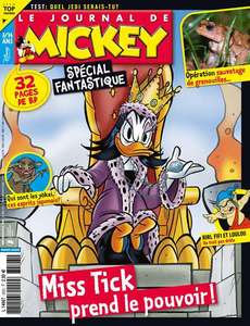 Abonnement de 7 mois au magazine Le Journal de Mickey (30 numéros)