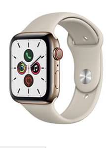 Montre connectée Apple Watch Series 5 44mm (Cellular + GPS), Acier Or/Gris Sable