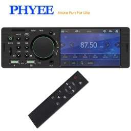 Autoradio Phyee 7805C avec Ecran tactile - 1 Din, Bluetooth 4.1, Télécommande