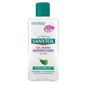 Gel désinfectant mains Sanytol au thé vert - 75 ml