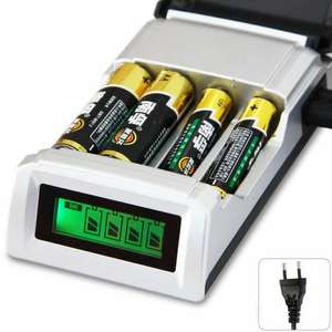 Chargeur de piles C905W - 4 emplacements, LCD, AA, AAA NiCd NiMh (Vendeur tiers)