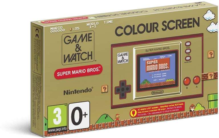 Console portable Nintendo Game & Watch Super Mario Bros. (via 20€ sur la carte)