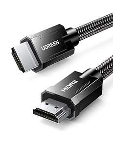 Câble HDMI 2.1 UGreen (2 mètres) - 8K 60 Hz / 4K 120 Hz, 48 Gbps, eARC, Dolby Vision & Dolby Atmos, HDR Dynamique, VRR (Vendeur tiers)