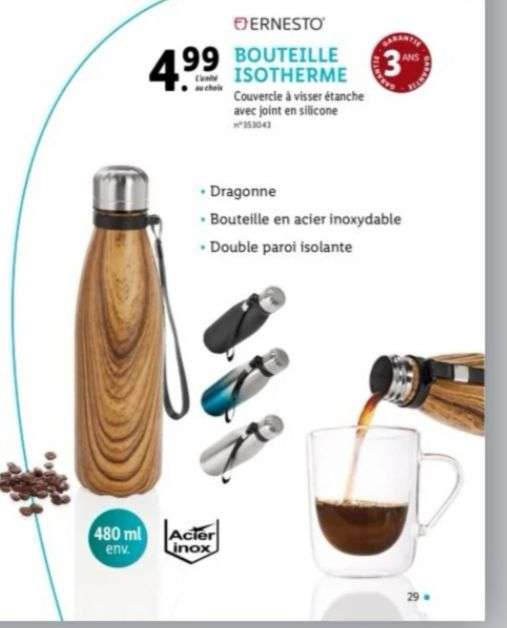 Bouteille isotherme Ernesto - 500 ml