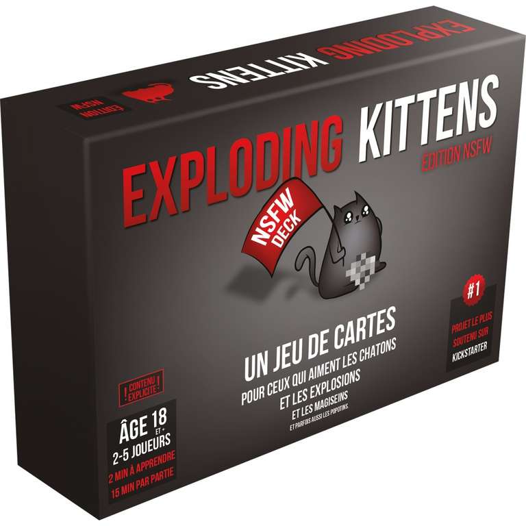 Jeu de société Asmodee - Exploding Kittens : NSFW Edition