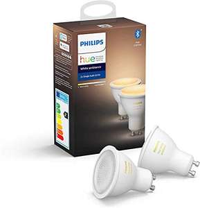 Pack de 2 ampoules LED Philips Hue White Ambiance - GU10