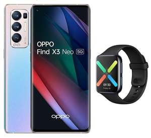 Smartphone 6.55" Oppo Find X3 Neo 5G - OLED 90 Hz, 12 Go RAM, 256 Go + Oppo Watch (via 159,80€ sur carte & 74,90€ via ODR) - Savenay (44)