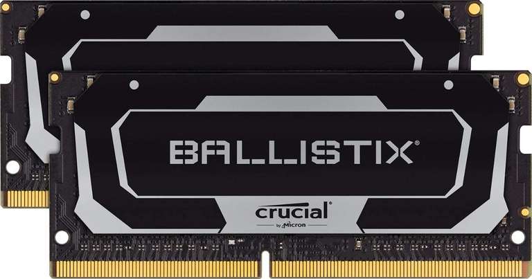 Kit mémoire DDR4 So-Dimm Crucial Ballistix BL2K8G32C16S4B 16 Go (2 x 8 Go) - 3200 Mhz, CL16