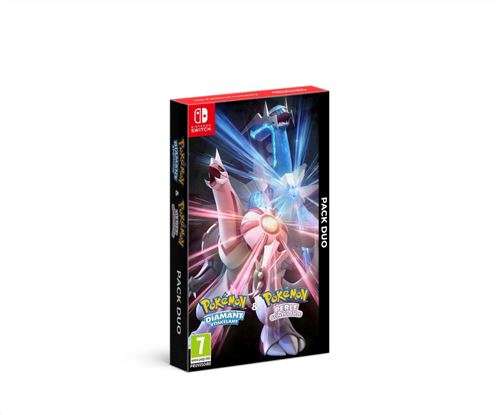 [Précommande] Pack Duo Pokémon Diamant Etincelant et Perle Scintillante sur Nintendo Switch (+5€ sur le compte fidélité)