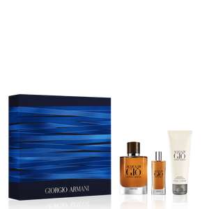 Eau de parfum Aqua Di Gio Absolu (75 ml ) + Flacon voyage (15 ml) + Gel douche (75 ml) - armanibeauty.fr