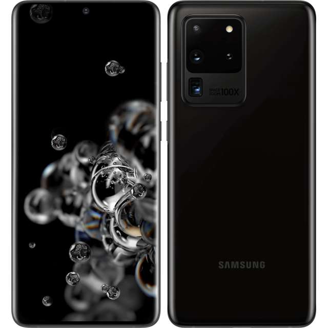 Smartphone 6.9" Samsung Galaxy S20 Ultra 5G - 128 Go, Noir