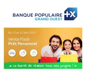 Prêt personnel à 0.99% TAEG fixe de 12 à 24 mois à partir de 10000€ - banquepopulaire.fr