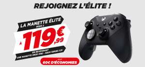 Manette Xbox Elite Serie 2 à 119,99€ sous reprise d'un produit éligible (parmi une sélection)