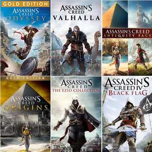 Sélection de jeux Assassin's Creed sur Xbox en promotion. Ex: Assassin's Creed Origins Gold Edition (Dématérialisé - Store BR)
