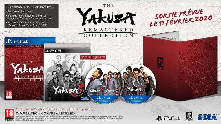 The Yakuza Remastered Day One Edition sur PS4 (Via Retrait Magasin)