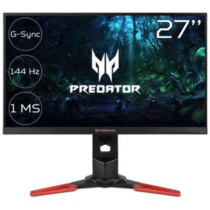 Écran PC gaming 27" Acer Predator XB271HAbmiprzx - Full HD, 144 Hz, Dalle TN, 1 ms, G-Sync, Pied réglable