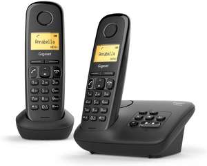 Téléphone fixe Gigaset AL170A Duo - avec répondeur, noir