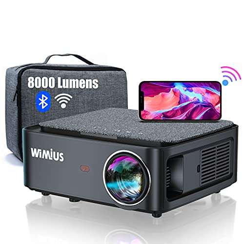 Vidéo-projecteur WiMiUS - full HD, 8000 lumens, Bluetooth / Wi-Fi (vendeur tiers)