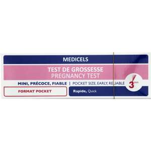 Test de grossesse rapide 3 min Medicels (via 0.69€ sur la carte de fidélité) - en magasins participants