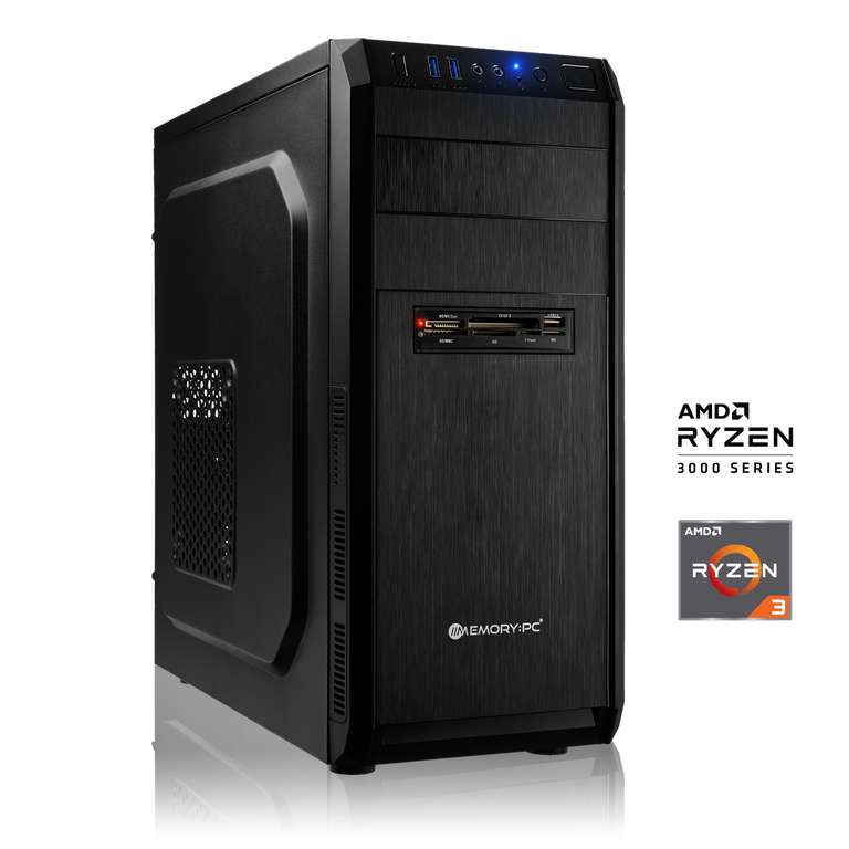 PC de bureau - AMD Ryzen 3 3200G, 8 Go RAM, 256 Go SSD M.2, A320M-A Pro Max, Alim. 550W, Sans OS