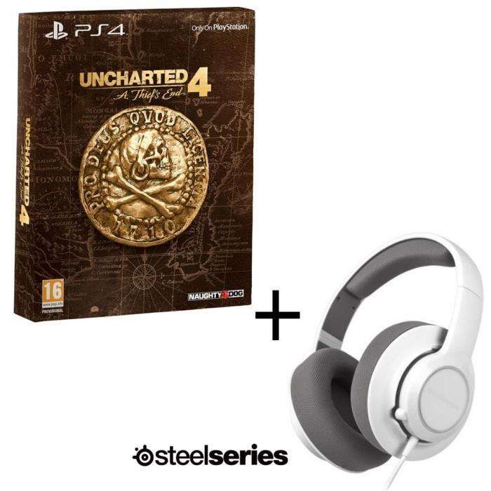 [Précommande] Uncharted 4 : A Thief's End - Edition Spéciale sur PS4 + Casque Gaming Steelseries Siberia RAW