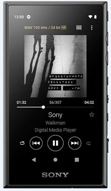 Baladeur audiophile 3.6" Sony NW-A105 - 16 Go (+ port microSD), DSEE HX / S-Master HX, Android 9.0, DAC USB, Bluetooth aptX HD / NFC / WiFi