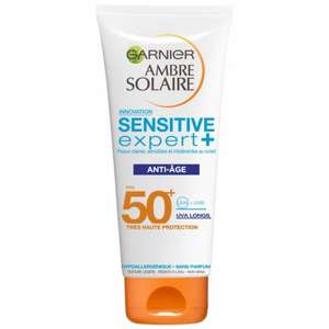 Crème visage Anti-age 50+ Ambre solaire Garnier (vendeur tiers, frais de port inclus)