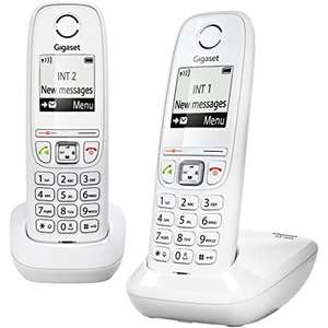 Jusqu'à 50% sur une selection de téléphones fixes - Ex: Gigaset AS405 Duo - Blanc