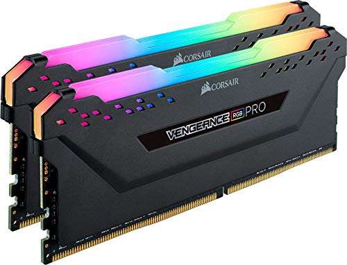 Kit barrettes mémoire RAM DDR4 Corsair Vengeance RGB PRO - 16Go (2x8Go), 3200MHz, C16