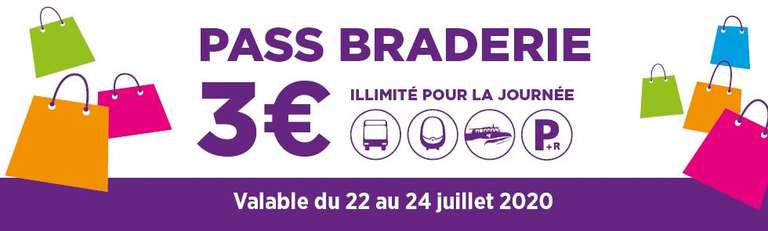 Pass 24h illimité (Tram + Bus + Bat3) - Bordeaux (33)