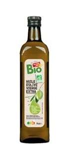 Bouteille d'huile d'olive Bio vierge extra Bouton d'Or - 75 cl (via 0.18€ sur la carte)