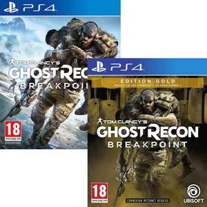 Tom Clancy's Ghost Recon : Breakpoint sur PS4 (Version gold à 5.99€ sur PS4 & Xbox One)