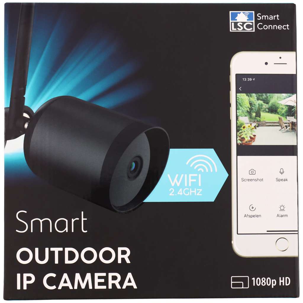 Caméra de surveillance sur IP LSC Smart Connect Smart Outdoor IP Camera -  1080p, étanche IP65, Wi-Fi –