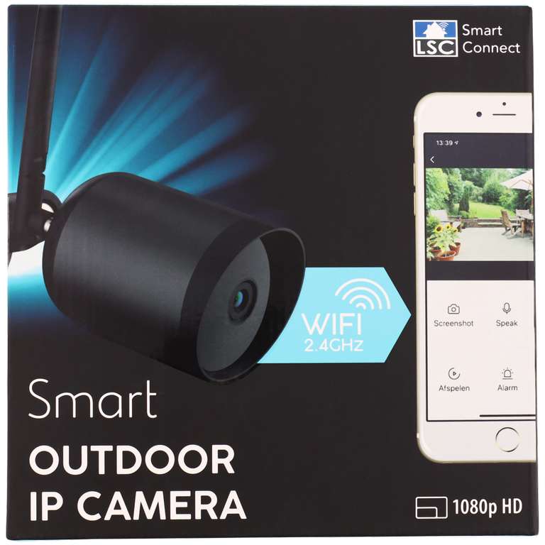 Caméra de surveillance sur IP LSC Smart Connect Smart Outdoor IP Camera - 1080p, étanche IP65, Wi-Fi