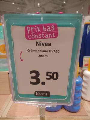 Crème solaire Nivea UV50 200ml - Normal Grenoble (38)