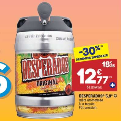 Fût de bière Desperados - 5L