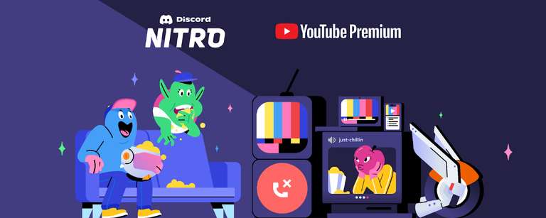 [Abonnés Discord Nitro & Nouveaux clients YouTube Premium] 3 mois d'abonnement à Youtube Premium offert