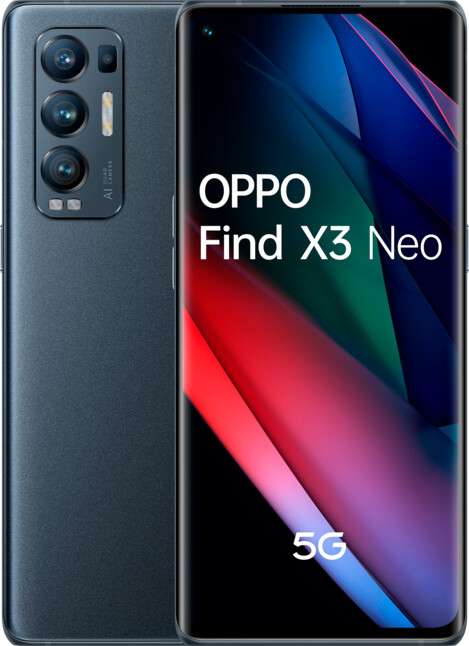 Smartphone 6.55" Oppo Find X3 Neo 5G - OLED 90 Hz, Snapdragon 865, 12 Go RAM, 256 Go