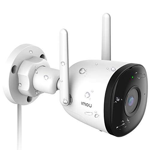 Caméra de surveillance extérieure Imou Bullet 2C, WiFi, 1080P, IP67, Vision Nocturne, Compatible Alexa & Google (vendeur tiers)