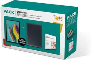 Tablette 10.5" Samsung Galaxy Tab S5e - 6 Go RAM, 128 Go + Etui Book Cover Keyboard + Office 365 Personnel (1 An)