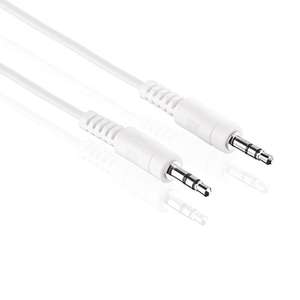 Câble audio Jack 3.5mm HDSupply AC011-015 - 1.5 m, blanc