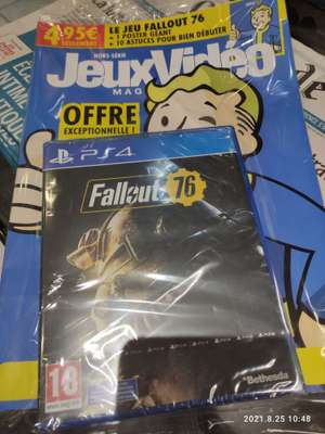 Magazine JeuxVidéo Hors-Série + Fallout 76 sur PS4 (Chez tous les marchands de journaux)