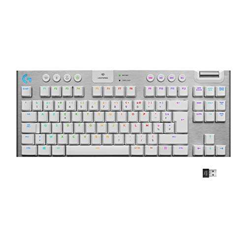 Clavier sans fil Logitech G915 Lightspeed TKL - Clavier Gaming Mécanique, AZERTY (Occasion - Comme neuf)