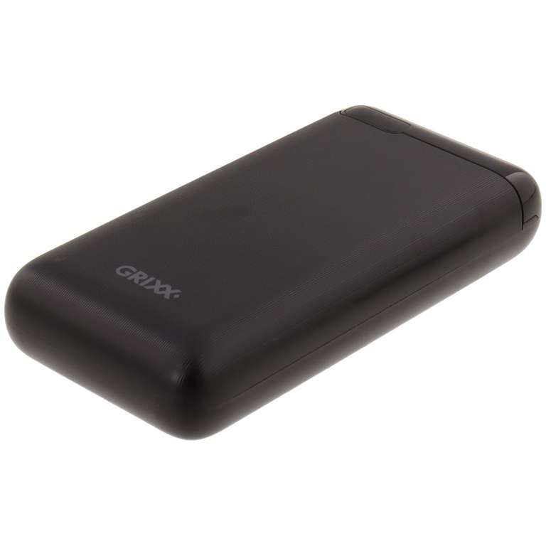 Batterie externe portable Grixx - USB C, 2 USB A, 20000 mAh