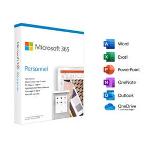 Pack Office Microsoft 365 Personnel 12 mois (Frontaliers Belgique)