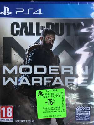 Jeu Call of Duty Modern Warfare sur PS4 - Chasseneuil-du-Poitou (86)