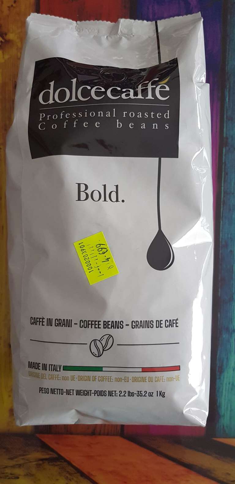 Paquet de café en grains Dolcecaffé (1kg) - Valenciennes (59)