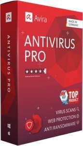Licence Logiciel Avira Antivirus Pro pour Windows pendant 1 An (Dématérialisé)