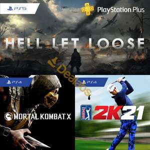 [PS+] Hell Let Loose, Mortal Kombat X, PGA TOUR 2K21 offerts sur PS5/PS4 (Dématérialisés)